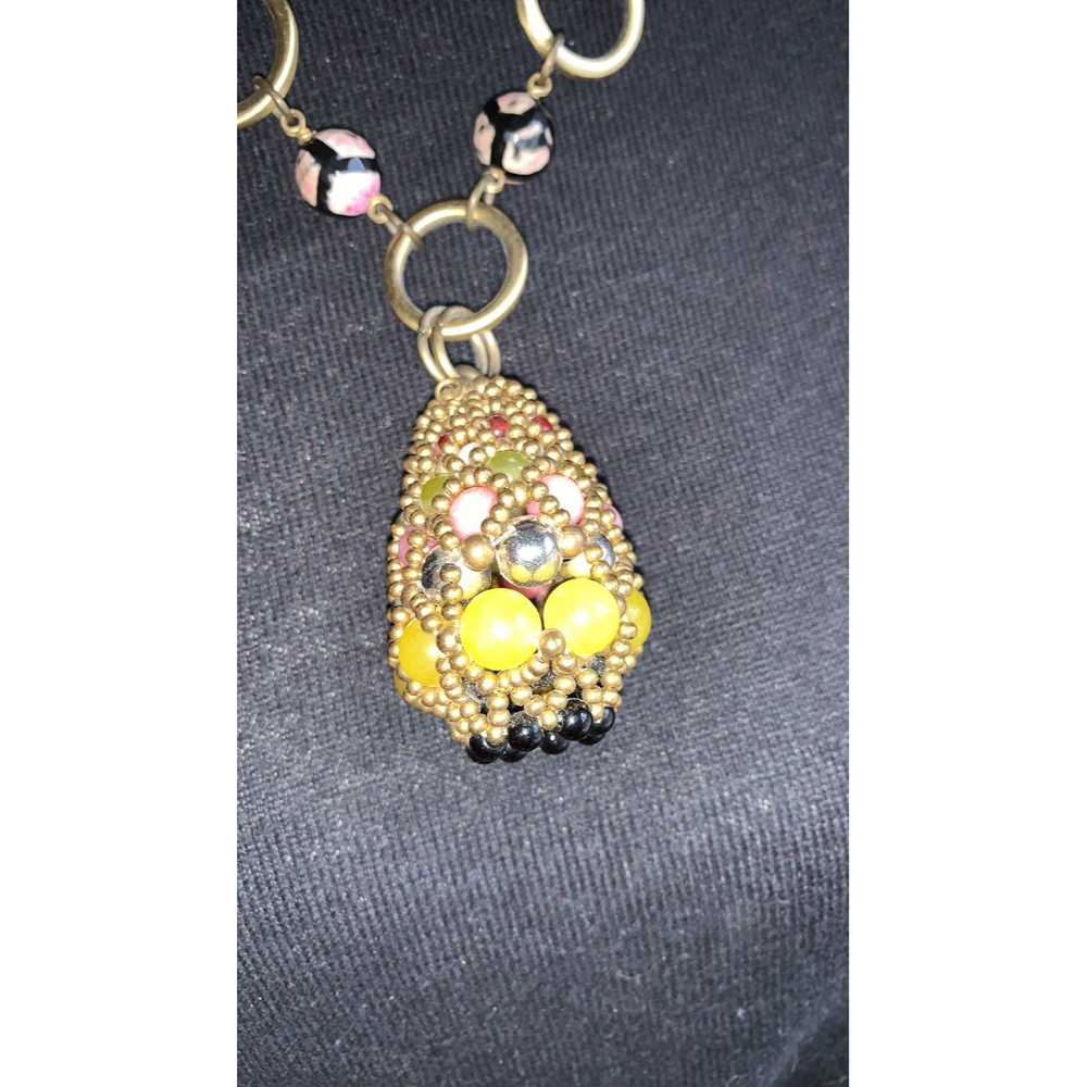 Anthroplogie Statement Necklace Spring - image 1